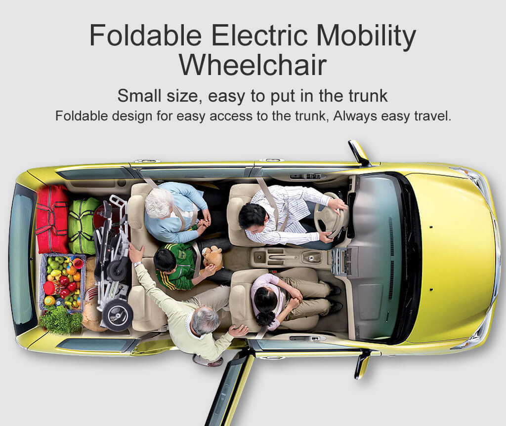 Airwheel H3PS After folding, you can easily put H3PC into home, subway and office.