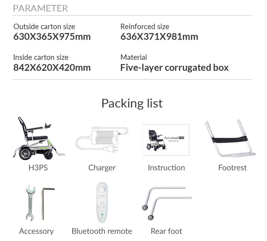 Airwheel H3PS High performance rear wheel