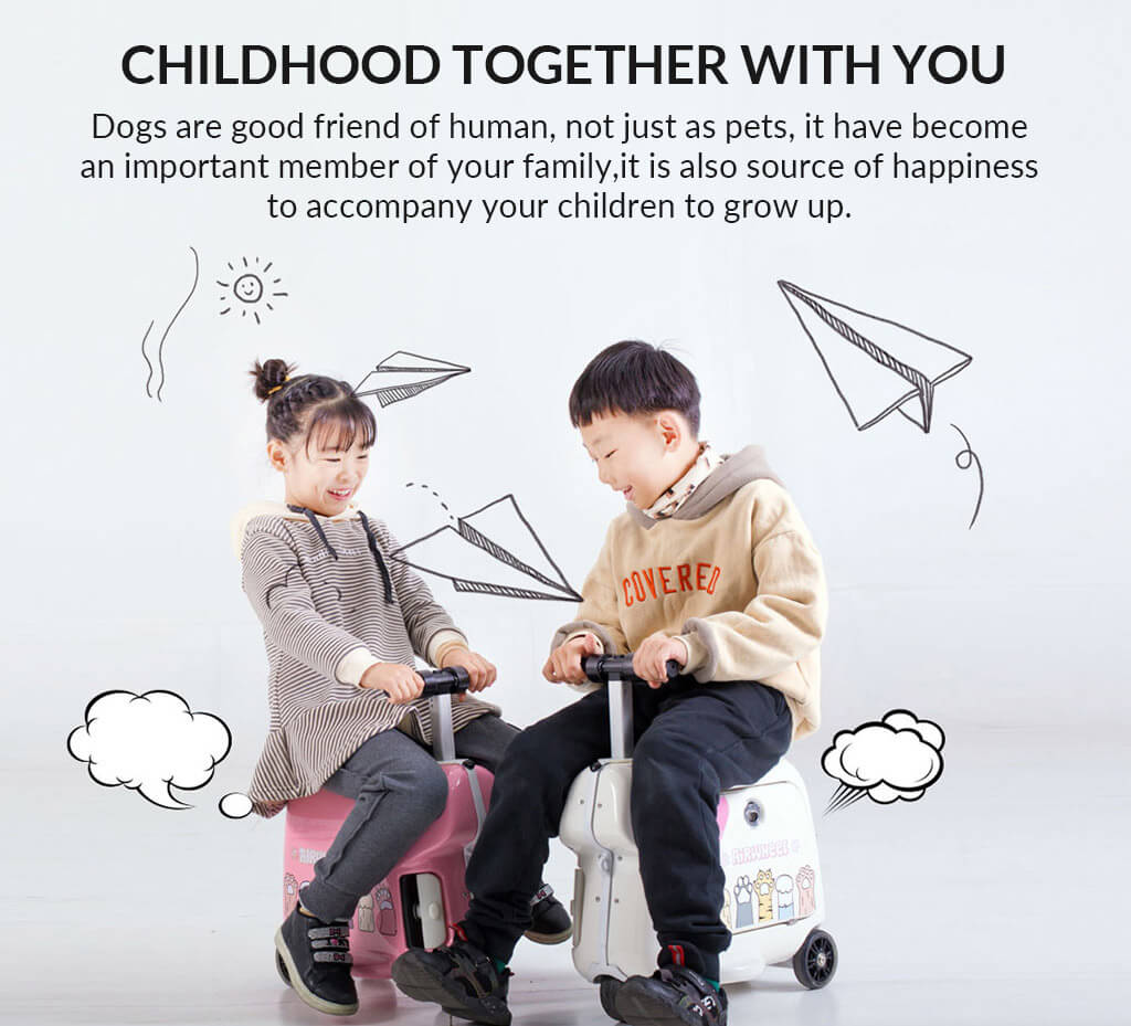 Children's Electric Riding Luggage Airwheel SQ3